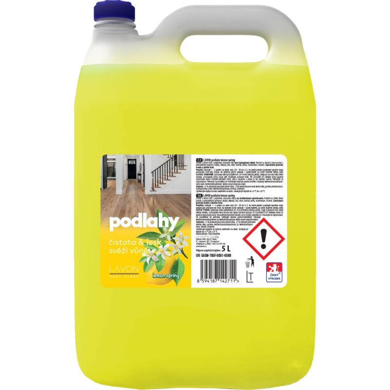 Čistič na podlahy LAVON Lemon Spring - 5 l