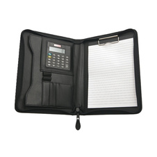 Spisovka se A5 zipem a blokem oficio - černá