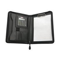 Spisovka se A5 zipem a blokem oficio - černá