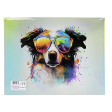 Desky s drukem A4 crazy animals - pes