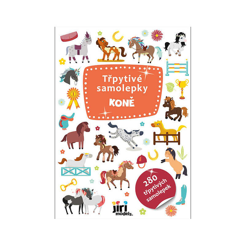 Třpytivé samolepky - Koně