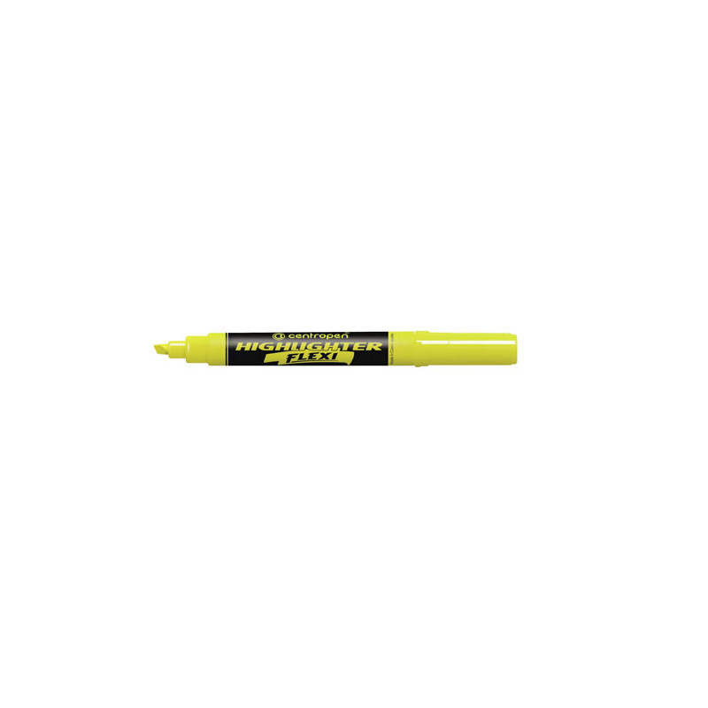 Zvýrazňovač Centropen Flexi 8542 / sada 4 ks