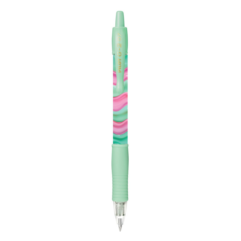 Gelový roller Pilot G-2 Flow 0,7 - zelená / černá náplň