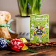 Čaj LEROS Velikonoční čaj s barevnými květy 20 x 1,4 g