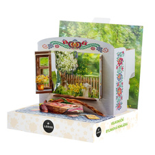 Dárková sada LEROS - Velikonoční bylinková pomlázka s leporelem