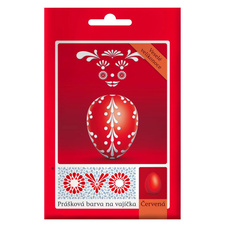 Prášková barva na vajíčka OVO® - červená