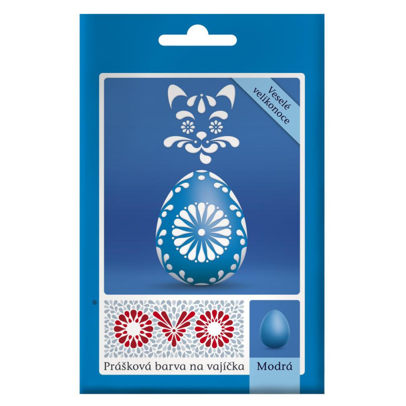 Prášková barva na vajíčka OVO® - modrá