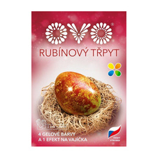 Gelové barvy a vajíčka OVO® - efekt rubínový třpyt