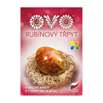 Gelové barvy a vajíčka OVO® - efekt rubínový třpyt