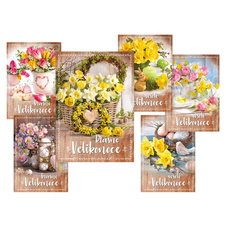 Velikonoční pohlednice - mix motivů