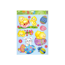 Okenní fólie Velikonoce - 30 x 42 cm / mix