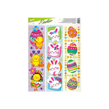 Okenní fólie Velikonoce - 30 x 42 cm / mix