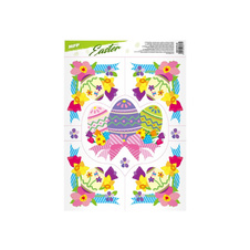 Okenní fólie Velikonoce - 30 x 42 cm / mix