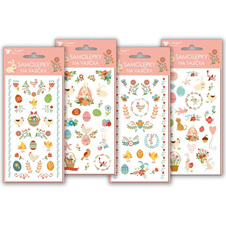 Samolepky na vajíčka gelové - mix motivů