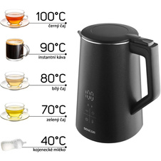 Konvice varná 1,7l SWK 0600BK / černá