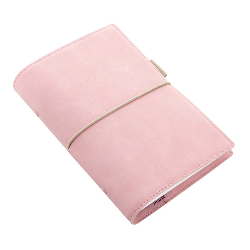 Diář Filofax Domino Soft - osobní / pastelově růžová