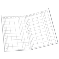 Kniha došlé pošty - pevné desky - A4 / 96 listů