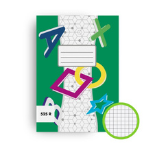 Sešity školní ECONOMY 20 listů - A5 / čtevereček / 525