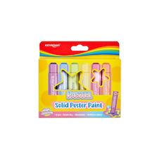 Temperové barvy Keyroad tuhé - pastel / 6 ks