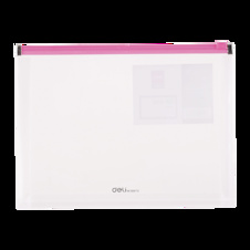 Spisové desky DELI Fashion na zip - A4 / barevný mix