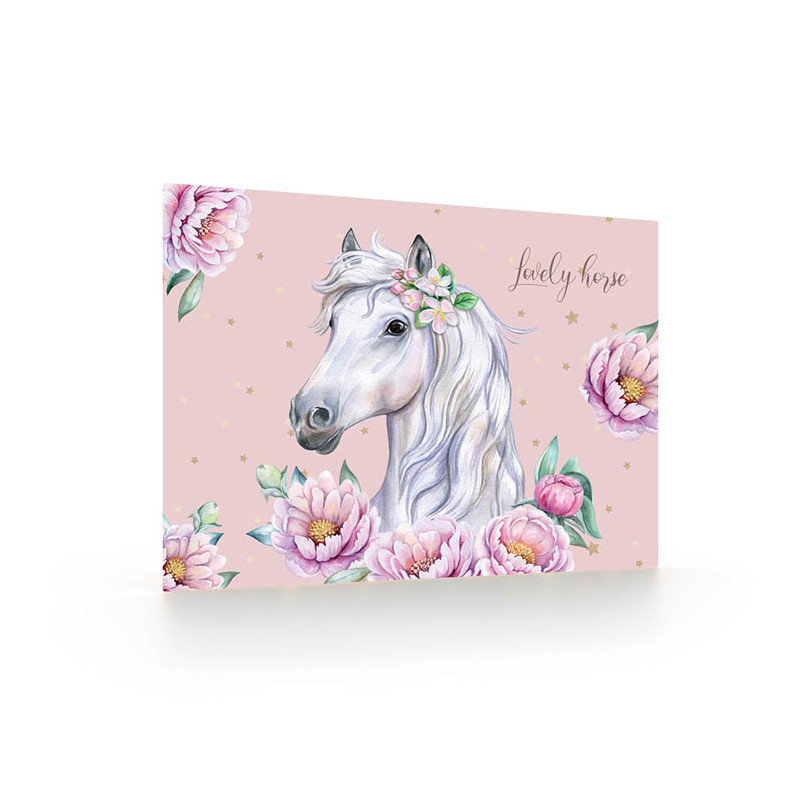 Pracovní podložka - Kůň romantic / 60 x 40 cm
