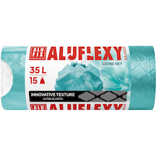 Pytle Alufix Aluflexy stahovací - 53x60 cm / 35l / 28my / 15ks / tyrkysová