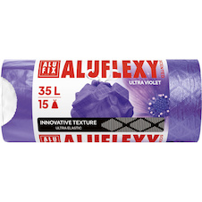 Pytle Alufix Aluflexy stahovací - 53x60 cm / 35l / 28my / 15ks / fialová