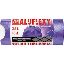 Pytle Alufix Aluflexy stahovací - 53x60 cm / 35l / 28my / 15ks / fialová