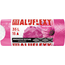Pytle Alufix Aluflexy stahovací - 53x60 cm / 35l / 28my / 15ks / růžová