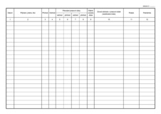Kniha příchodů a odchodů oboustranná Baloušek A4 / 40 stran / ET372