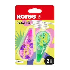Opravný roller Kores ROLLiX - 5 mm x 8 mm / mix barev / 2 ks