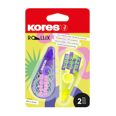 Opravný roller Kores ROLLiX - 5 mm x 8 mm / mix barev / 2 ks