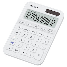 Kalkulačka Casio MS 20 YC - 12 míst / bílá