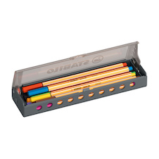 Liner STABILO® point 88 Click set se stojánkem - 10 ks