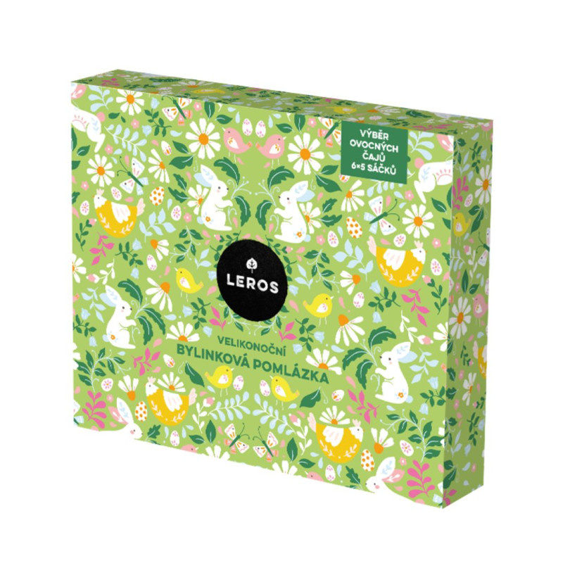 Dárková sada LEROS - Velikonoční bylinková pomlázka
