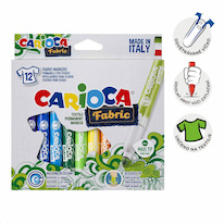 Popisovače Carioca na textil Maxi - 12 ks