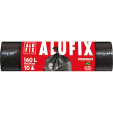 Pytle na odpad Alufix Profesional - 70x110cm / 120l / 45my / 10ks / černá