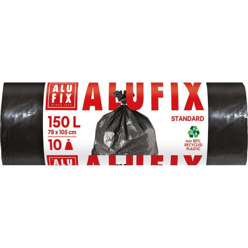 Pytle do koše Alufix Standard - 55x69cm / 35l / 9my / 30ks / černá
