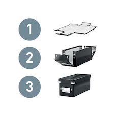 Krabice na CD Leitz Click&Store - modrá