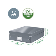 Organizační box Leitz Click&Store - velikost M / ledově modrá