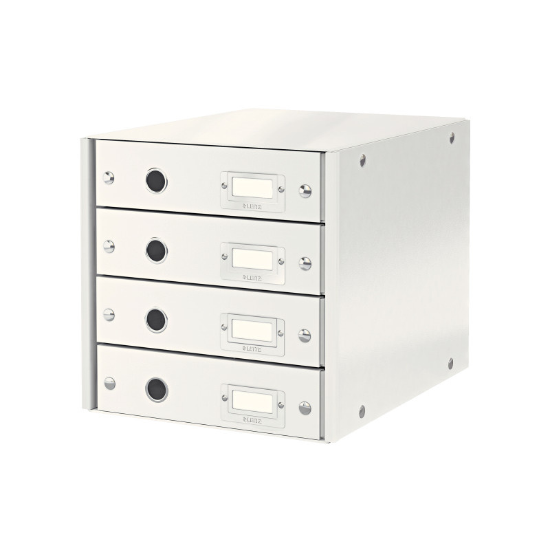 Zásuvkový box Leitz Click&Store - 4 zásuvky / bílá