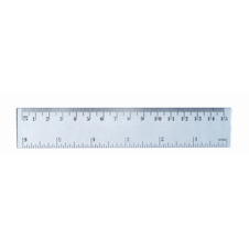 Pravítko 15 cm - transparentní