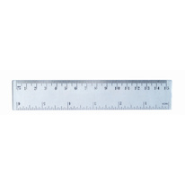 Pravítko 15 cm - transparentní