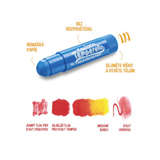 Temperové barvy v tyčince CARIOCA 96 ks - mix barev