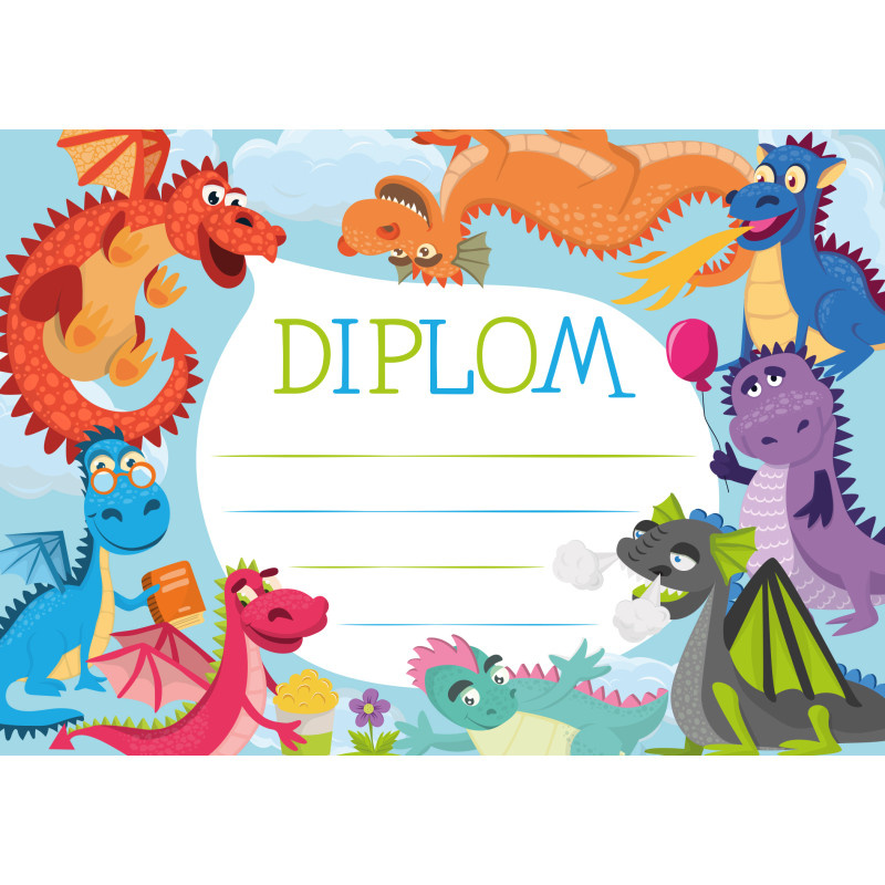 Diplom A5 - Draci