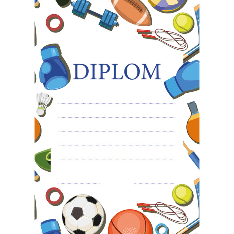 Diplom A5 - Sportovní hry