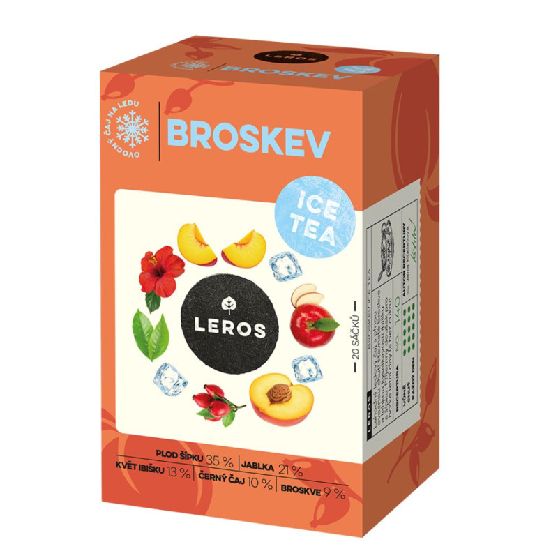 Čaj LEROS ledový - Broskev Ice Tea