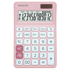 kalkulačka Sencor SEC 381 TAX - 12 míst / růžová
