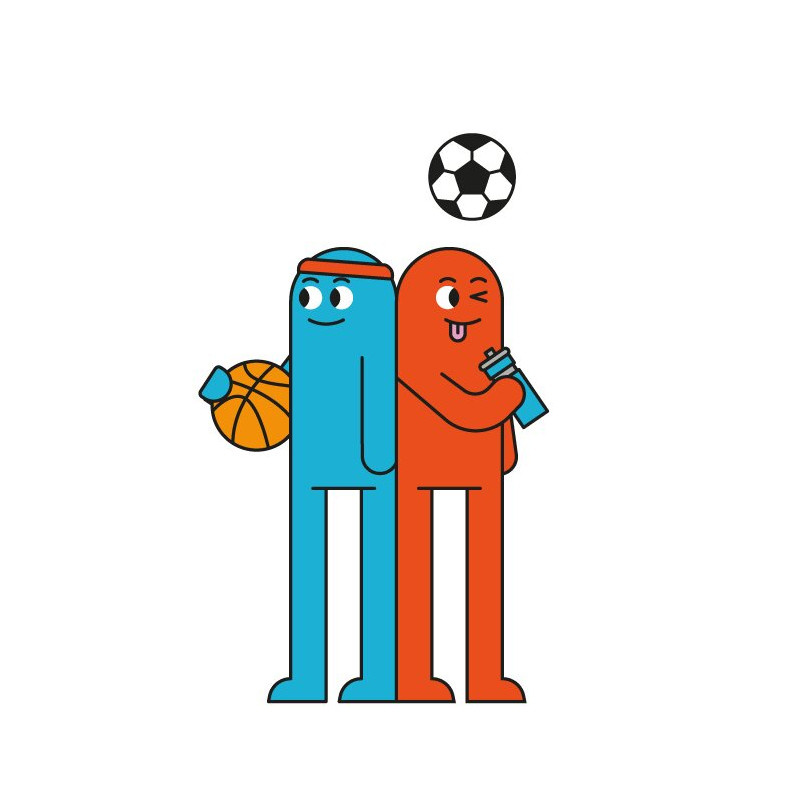 Roller Pilot FriXion Ball Best Friends 0,7 mm - modrá Sport