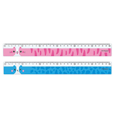 Pravítko KEYROAD 30 cm - mix zvířátka
